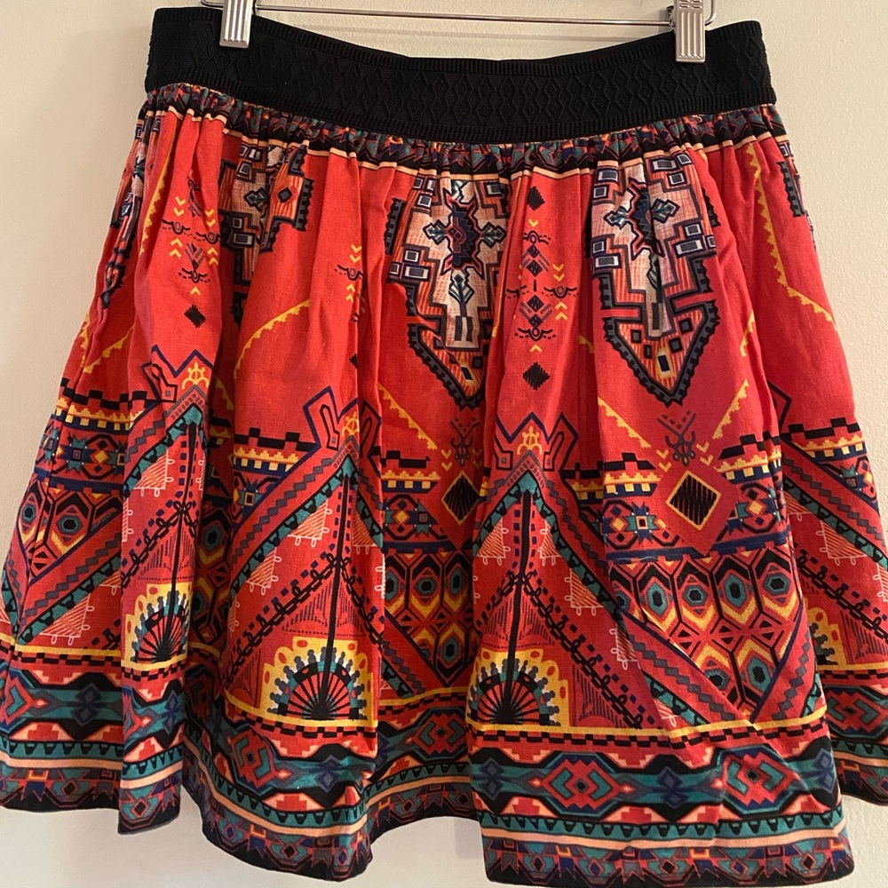 Fun Aztec print skirt